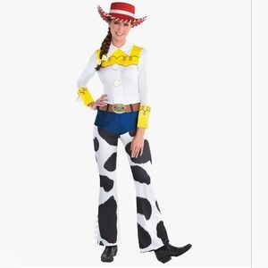 📷🩵Disney Pixar Toy Story Jessie Costume Adult XL Fabric type100% Polyester